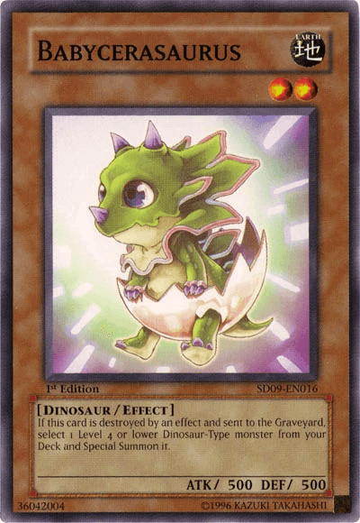 Babycerasaurus [SD09-EN016] Common - Doe's Cards