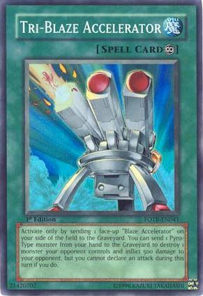 Tri-Blaze Accelerator [FOTB-EN041] Super Rare - Doe's Cards