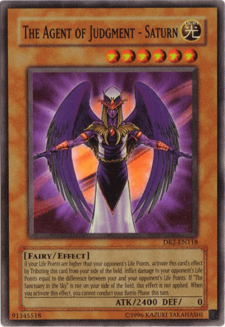 The Agent of Judgment - Saturn [DR2-EN118] Super Rare - Doe's Cards