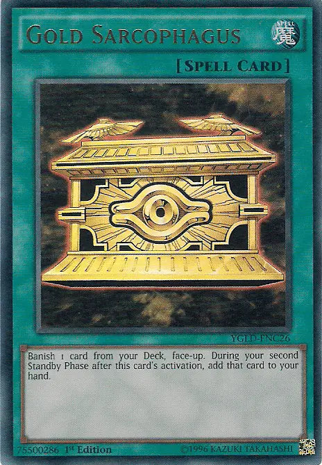 Gold Sarcophagus [YGLD-ENC26] Ultra Rare - Doe's Cards
