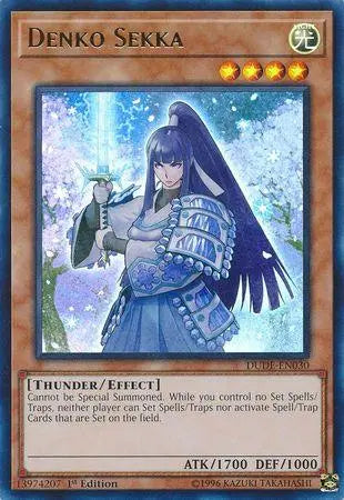Denko Sekka [DUDE-EN030] Ultra Rare - Doe's Cards