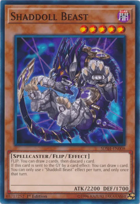 Shaddoll Beast [SDSH-EN008] Common - Doe's Cards