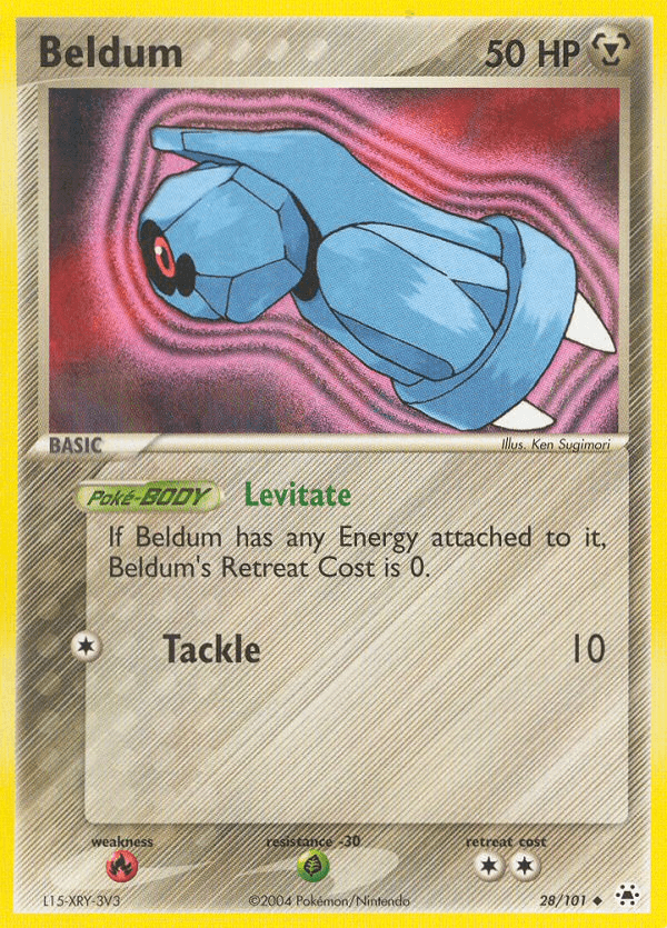 Beldum (28/101) [EX: Hidden Legends] - Doe's Cards