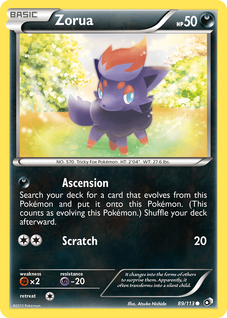 Zorua (89/113) [Black & White: Legendary Treasures] - Doe's Cards