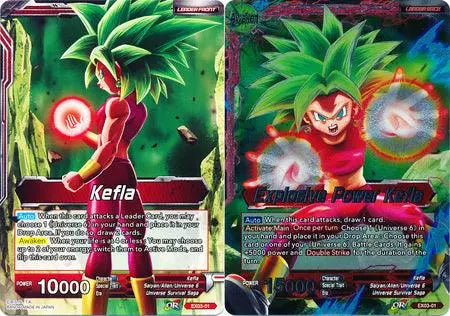 Kefla // Explosive Power Kefla (EX03-01) [Ultimate Box] - Doe's Cards