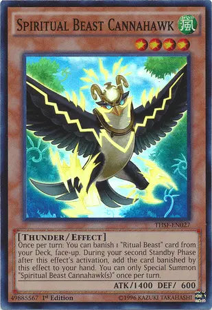 Spiritual Beast Cannahawk [THSF-EN027] Super Rare - Doe's Cards