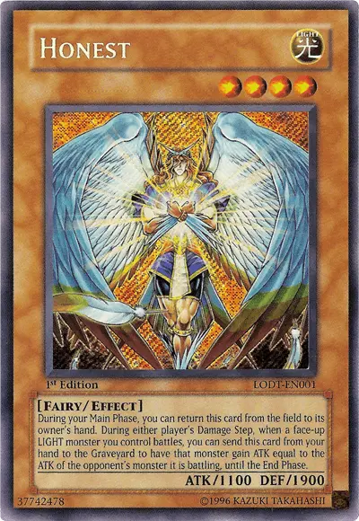 Honest [LODT-EN001] Secret Rare - Doe's Cards