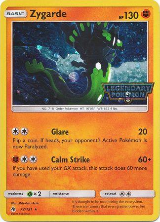 Zygarde (72/131) (Cosmos Holo) [Sun & Moon: Forbidden Light] - Doe's Cards