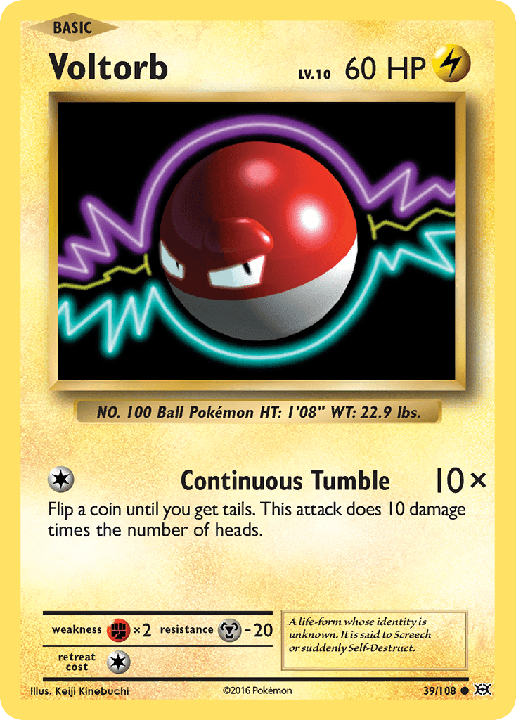 Voltorb (39/108) [XY: Evolutions] - Doe's Cards