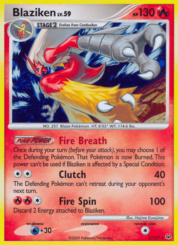 Blaziken (3/127) [Platinum: Base Set] - Doe's Cards