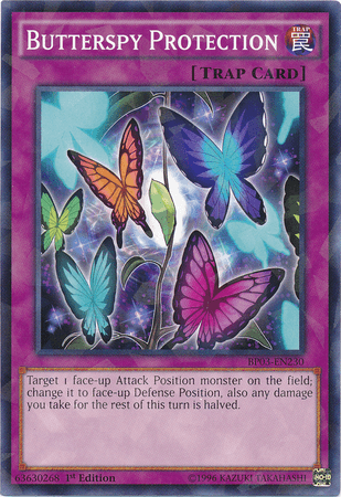 Butterspy Protection [BP03-EN230] Shatterfoil Rare - Doe's Cards