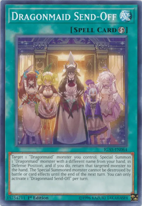 Dragonmaid Send-Off [IGAS-EN064] Common - Doe's Cards