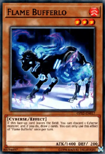 Flame Bufferlo [OP12-EN017] Common - Doe's Cards
