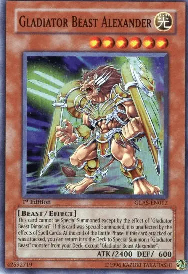 Gladiator Beast Alexander [GLAS-EN017] Super Rare - Doe's Cards