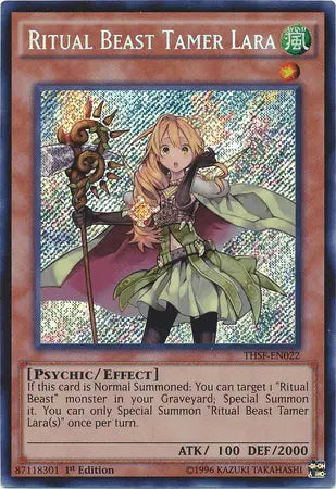 Ritual Beast Tamer Lara [THSF-EN022] Secret Rare - Doe's Cards