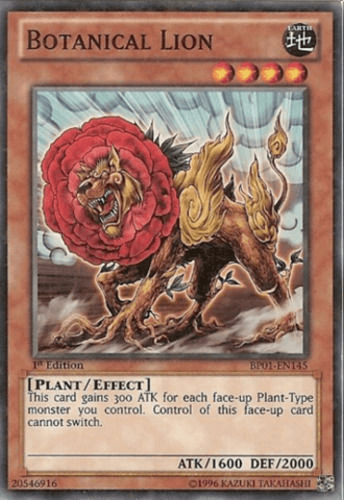 Botanical Lion [BP01-EN145] Starfoil Rare - Doe's Cards