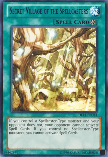 Secret Village of the Spellcasters (Purple) [DL14-EN013] Rare - Doe's Cards