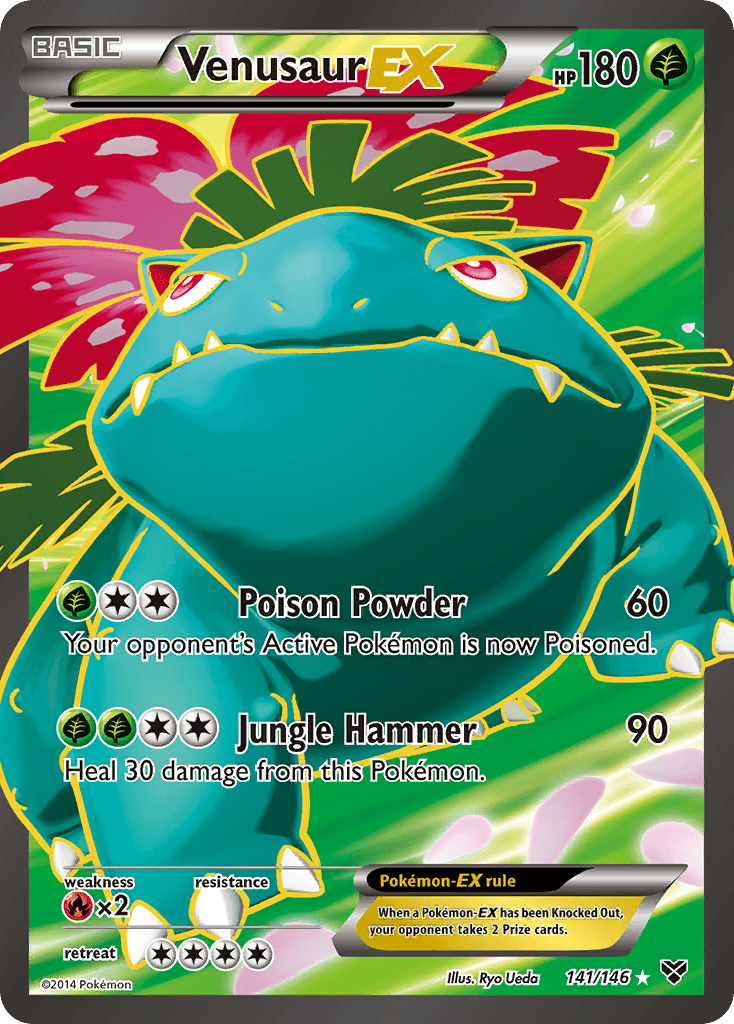 Venusaur EX (141/146) [XY: Base Set] - Doe's Cards