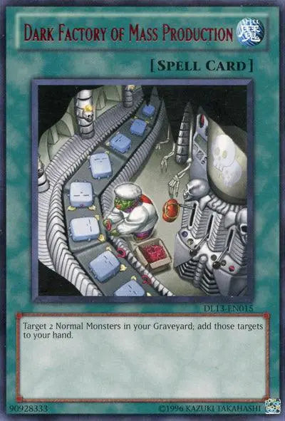 Dark Factory of Mass Production (Red) [DL13-EN015] Rare - Doe's Cards