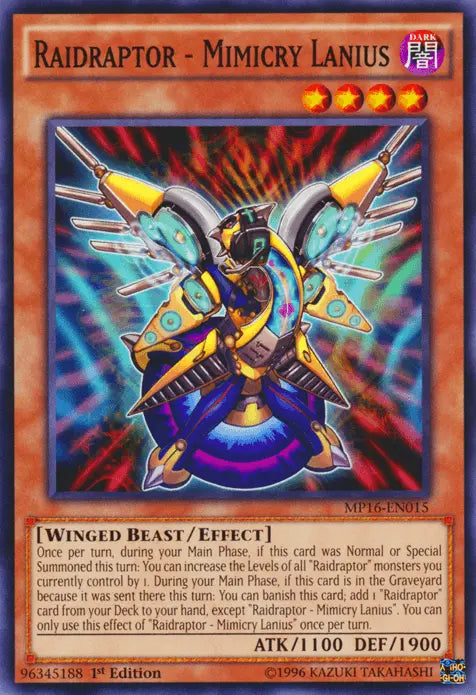 Raidraptor - Mimicry Lanius [MP16-EN015] Common - Doe's Cards