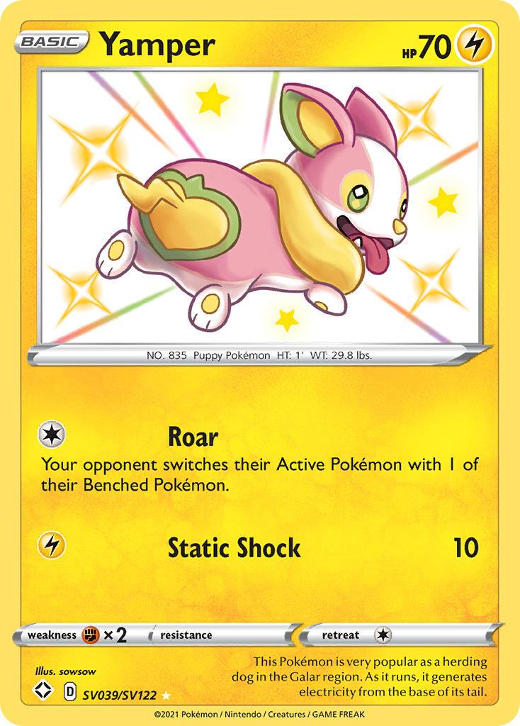 Yamper (SV039/SV122) [Sword & Shield: Shining Fates] - Doe's Cards