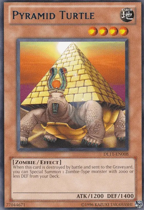 Pyramid Turtle (Blue) [DL11-EN008] Rare - Doe's Cards