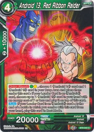 Android 13, Red Ribbon Raider (BT9-044) [Universal Onslaught] - Doe's Cards