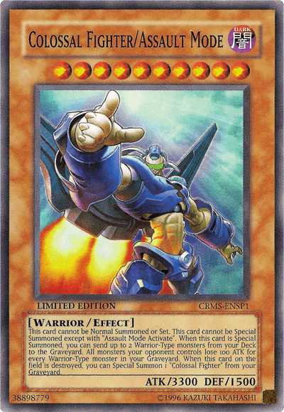 Colossal Fighter/Assault Mode [CRMS-ENSP1] Super Rare - Doe's Cards