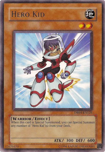 Hero Kid [DR04-EN125] Rare - Doe's Cards