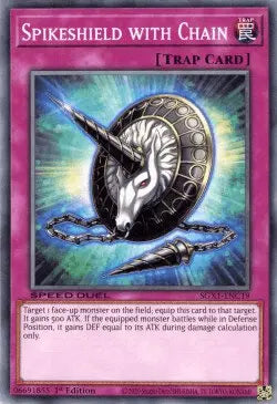 Spikeshield with Chain [SGX1-ENC19] Common - Doe's Cards