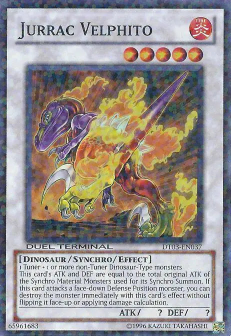 Jurrac Velphito [DT03-EN037] Super Rare - Doe's Cards