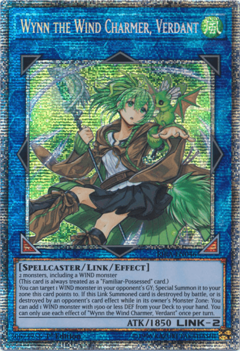 Wynn the Wind Charmer, Verdant [RIRA-EN046] Starlight Rare - Doe's Cards