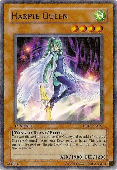 Harpie Queen [FOTB-EN020] Rare - Doe's Cards