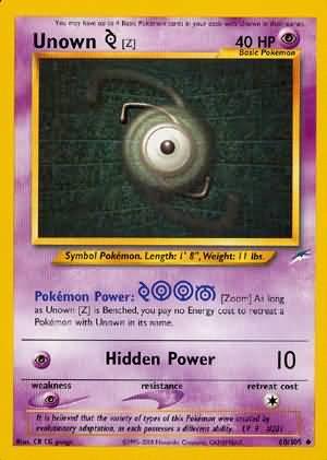 Unown [Z] (60/105) [Neo Destiny Unlimited] - Doe's Cards