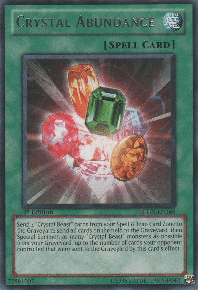 Crystal Abundance [LCGX-EN166] Rare - Doe's Cards