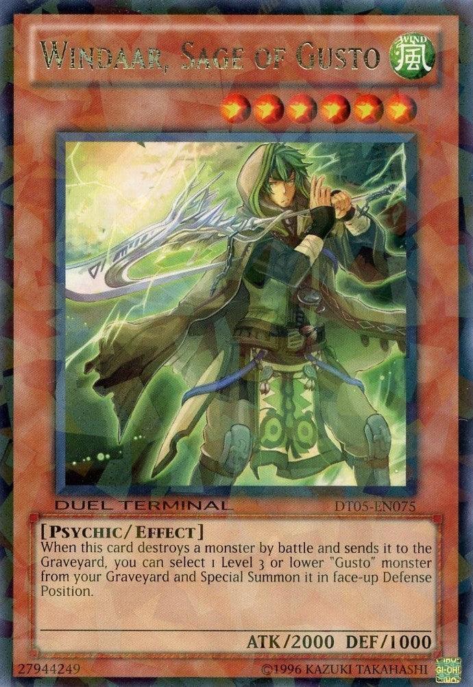 Windaar, Sage of Gusto [DT05-EN075] Rare - Doe's Cards