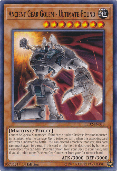 Ancient Gear Golem - Ultimate Pound [LED2-EN035] Common - Doe's Cards