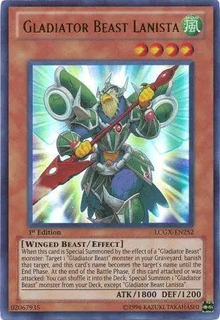 Gladiator Beast Lanista [LCGX-EN252] Ultra Rare - Doe's Cards