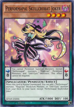 Performapal Skullcrobat Joker [SDMP-EN006] Common - Doe's Cards