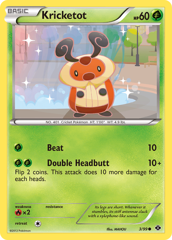 Kricketot (3/99) [Black & White: Next Destinies] - Doe's Cards