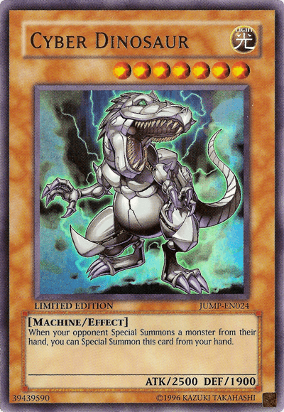 Cyber Dinosaur [JUMP-EN024] Ultra Rare - Doe's Cards