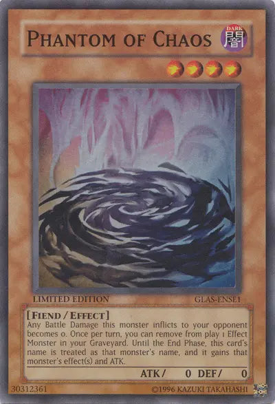 Phantom of Chaos [GLAS-ENSE1] Super Rare - Doe's Cards