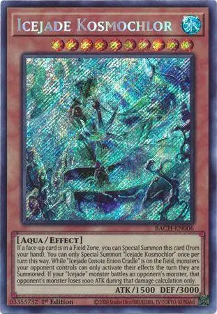 Icejade Kosmochlor [BACH-EN006] Secret Rare - Doe's Cards