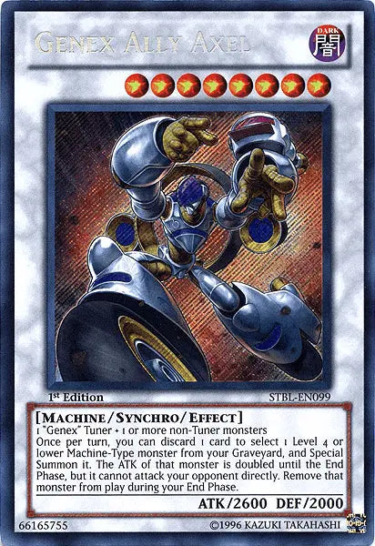 Genex Ally Axel [STBL-EN099] Secret Rare - Doe's Cards