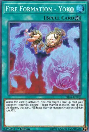 Fire Formation - Yoko [FIGA-EN030] Super Rare - Doe's Cards