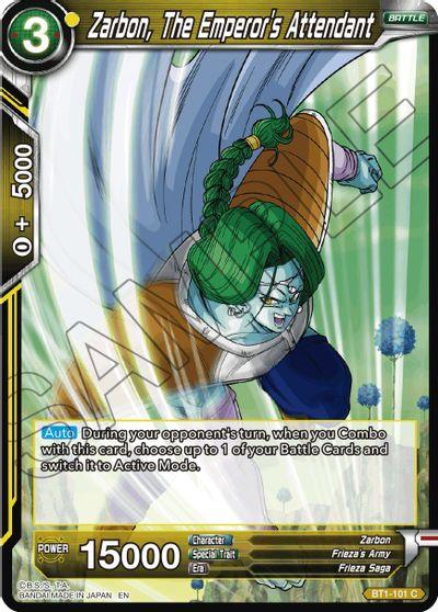 Zarbon, The Emperor's Attendant (Reprint) (BT1-101) [Battle Evolution Booster] - Doe's Cards