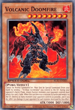 Volcanic Doomfire [SGX1-ENH01] Common - Doe's Cards