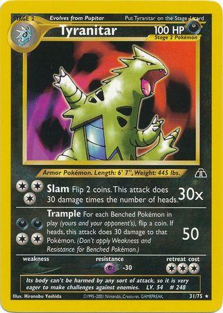 Tyranitar (31/75) [Neo Discovery Unlimited] - Doe's Cards