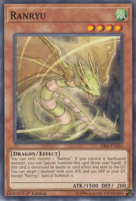 Ranryu [RIRA-EN026] Common - Doe's Cards