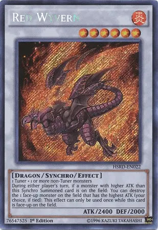 Red Wyvern [HSRD-EN022] Secret Rare - Doe's Cards